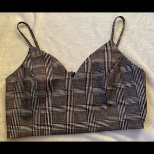 WINDSOR Plaid  Crop top. Used but in good condition.